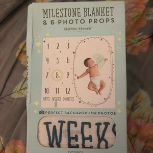 Baby Milestone Blanket and Photo Props